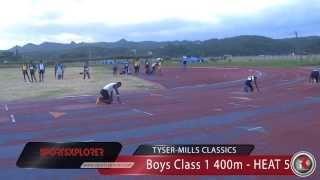 Jevaughn Minzie cruises to victory in Boys Class 1 400m - Tyser Mills Classics - ROAD TO CHAMPS 2014