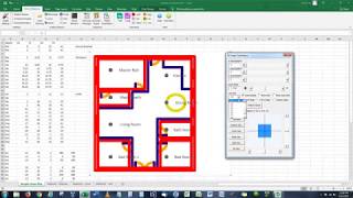 3 Ways to Draw and Create a Floorplan In EXCEL like CAD with Examples!