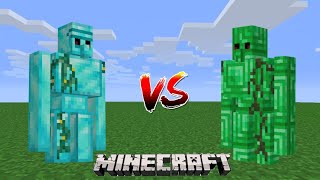 Diamond Golem Vs Emerald Golem