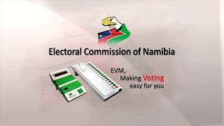 How to use the electronic voting machine (EVM) in Namibia