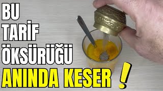 Öksürüğü Anında Kesen % 100 Etkili Ev Yapımı Doğal Çözümler !