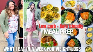 WHAT I EAT IN A WEEK KETO + LOW CARB | realistic meals for weight loss + Starbucks copycat egg-bites