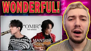 Dimash and Mansur Qudaibergen - OMIR Live (Dimash Reaction)