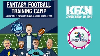 2024 Fantasy Football Training Camp LIVE from Treasure Island!