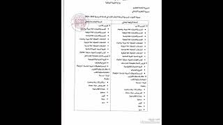 القائمة الرسمية للادوات المدرسية للطورين الابتدائي والمتوسط 2023/2024