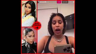 #CardiB goes off on #Bia on Instagram live👀 #raptrails Follow @raptrails for more! #explorepage