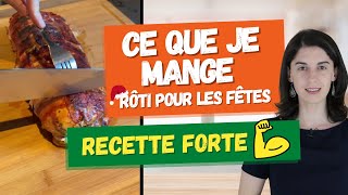 Recette FORTE Rôti aux oignons, poitrine fumée et féta ! Pour les fêtes ou les occasions spéciales !