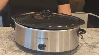 Crock Pot 7 Quart Oval Manual Slow Cooker, Stainless Steel SCV700 S BR Review