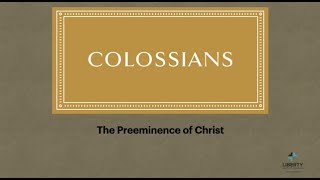 Wednesday Night Bible Study | Colossians | Chapter 4 | Final | 03 27 2024