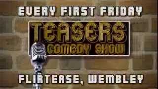 Teasers Comedy Show Ad - Every First Friday at Teasers