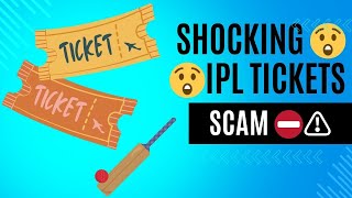 Shocking IPL Tickets Scam in Bangalore!😲