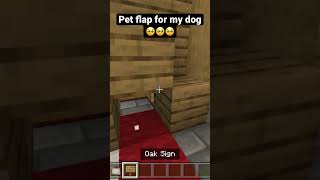 Pet flap for my dog🥺