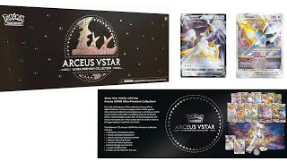 Arceus VStar Ultra Premium Collection opening!!