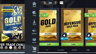 NEW 84+ pack with NEW Coin packs!!!! Football Head Coach 24!!!