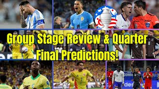 (ASMR) USA OUT! Brazil Vs Uruguay! Copa America Group Stage Review & Quarter Final Predictions