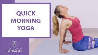 8-Minute Quick Morning Yoga Routine