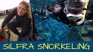 SNORKELING BETWEEN CONTINENTS | Silfra Fissure, Iceland