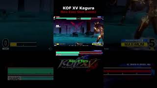 Kagura New Easy Stun Combo - Patch 1.34 [The King of Fighters XV] KOF XV #shorts