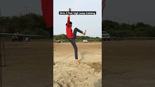 Delhi police girls 3 feet high jump training || #highjumptechnique #highjump #delhipolice #viral