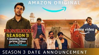 Panchayat Season 3 Official TEASERAnnouncement | Official Trailer releasedate |@PrimeVideoIN