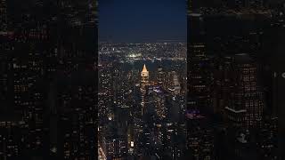 NIGHT DRONE SHOT NEW YORK CITY #shorts