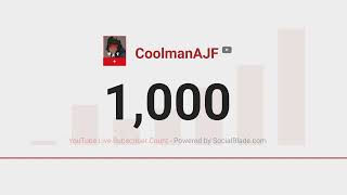 1k subscribers and counting, thank you so much.....