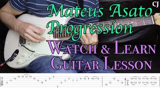 Because He Lives - Mateus Asato (With Tab) | Watch and Learn Guitar Lesson