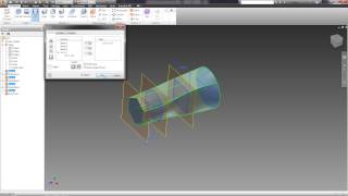 04. LOFT SWEEP AND COIL (Autodesk Inventor tutorials)