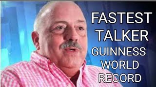 Fastest Talker, Guinness World Records, 586 words a minute