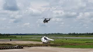 LATIHAN RAPLING DARI HELIKOPTER SUPER PUMA