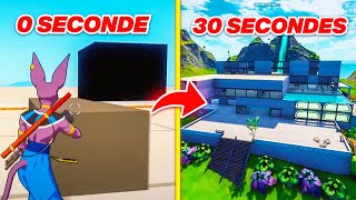 J'AI LAISSE 30 SECONDES A CES BUILDEURS POUR FAIRE DES DINGUERIES SUR FORTNITE !