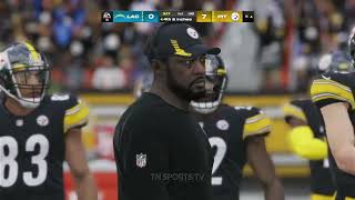 Los Angeles Chargers vs Pittsburgh Steelers | Full Game | NFL Week 3 9/23/24 | Madden NFL 25