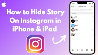 How to hide story on instagram in iPhone & iPad (Latest Method 2024)