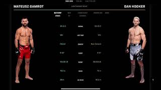 Mateusz Gamrot vs Dan Hooker Prediction #ufc305 #ufc305predictions #mateuszgamrot #danhooker