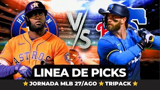 PRONOSTICOS DE MLB 27/08/2024 🔥TRIPACK GRATIS🔥