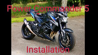 GSX-S 750 - Power Commander 5 Install | How to