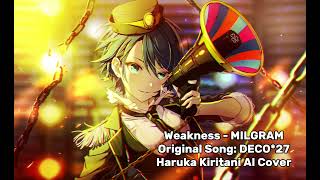 Weakness - Milgram (Haruka Kiritani AI Cover)