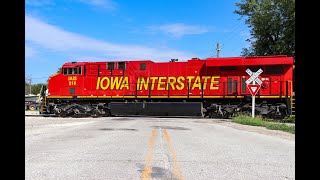 IAIS 516 eastbound near Hancock, IA (8/22/2021)