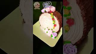 Beautiful Tree Stump Cake || Trending Top Forward Cake #shorts #trending #shortsfeed #ytshorts