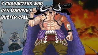 7 Characters Who Can Survive A Buster Call In One Piece