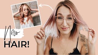 I GOT HAIR EXTENSIONS 😱😍How I installed my beaded weft hand tied extensions!