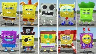 SPONGEBOB THE COSMIC SHAKE - ALL COSTUMES In Garry's Mod!