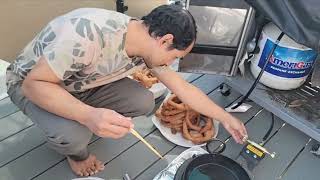 Selroti making in USA |  Debika Bhauju le sikaunu vako 😊