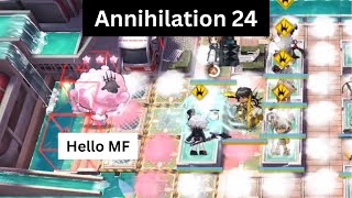 Annihilation 24 - New Hotel Avenue - Low-rarity squad ft. Thorns | Arknights