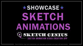 Showcase of Sketch Animation in SketchGenius