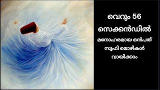 Sufi Quotes in 1 Minute |  Malayalam Quotes | Malayalam Sufi Video | സൂഫി മൊഴികൾ #sufi #malayalam