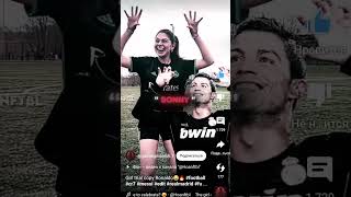 Girls copy ronaldo💀🥵🤣