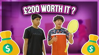 £5 Racket VS £200 Racket (Worth it?)