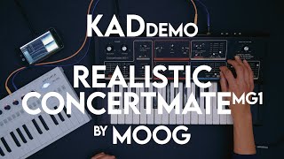 KadDemo #3: #Realistic #ConcertmateMG1 by #Moog: How does it sound? #Demo