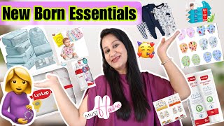 New Born Essentials Haul || What to Buy for New Baby || Hospital Bag For Baby